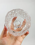 GEOFFREY BAXTER BARK GLASS CANDLE HOLDER