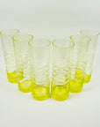 MIDCENTURY FINNISH URANIUM GLASS JUG SET BY NANNY STILL FOR RIIHIMAEN LASI