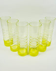 MIDCENTURY FINNISH URANIUM GLASS JUG/CARAFE SET BY NANNY STILL FOR RIIHIMAEN LASI