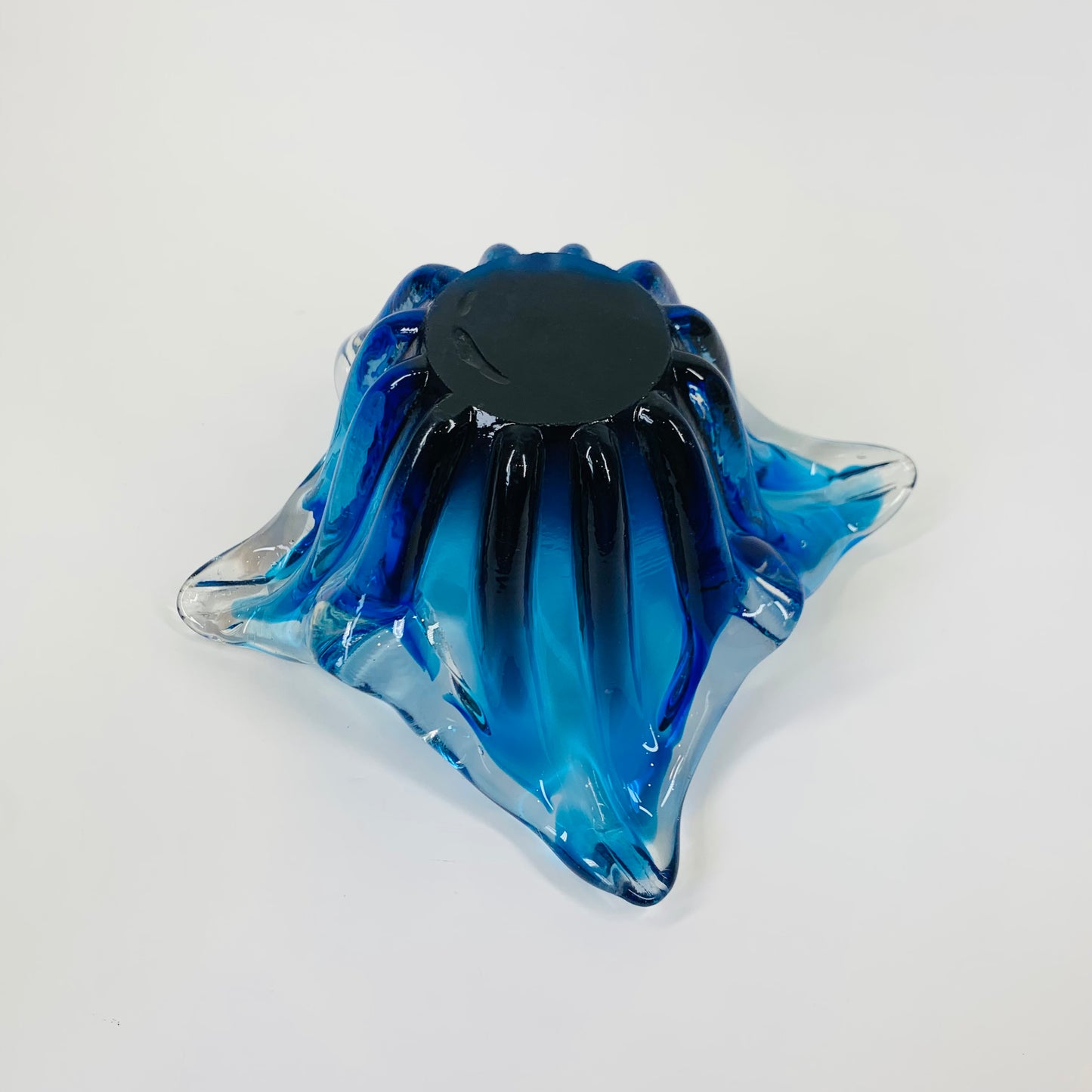 JAPANESE BLUE OMBRE PINCHED BOWL