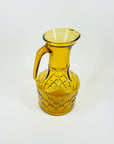 1950s AMBER PRESSED GLASS JUG