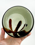 1960s HOLMEGAARD SIGNED GREY GLASS STONE BOWL BY PER LUTKEN