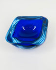 1950s COBALT BLUE MURANO SOMMERSO GLASS BOWL