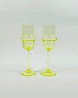 MIDCENTURY FINNISH URANIUM GLASS SULTAN SET BY NANNY STILL FOR RIIHIMAEN LASI