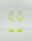 MIDCENTURY FINNISH URANIUM GLASS SULTAN SET BY NANNY STILL FOR RIIHIMAEN LASI