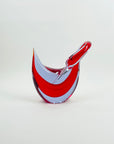 1950s MURANO RUBY RED NEODYMIUM GLASS BIRD PAPERWEIGHT/SCULPTURE