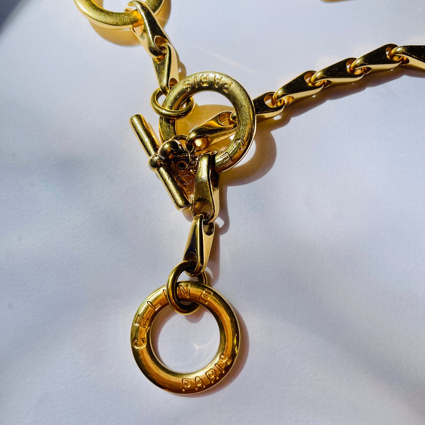 1990s CELINE CABLE LINKS TOGGLE