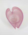 1950s PINK MURANO OPALINE GLASS SHELL BOWL