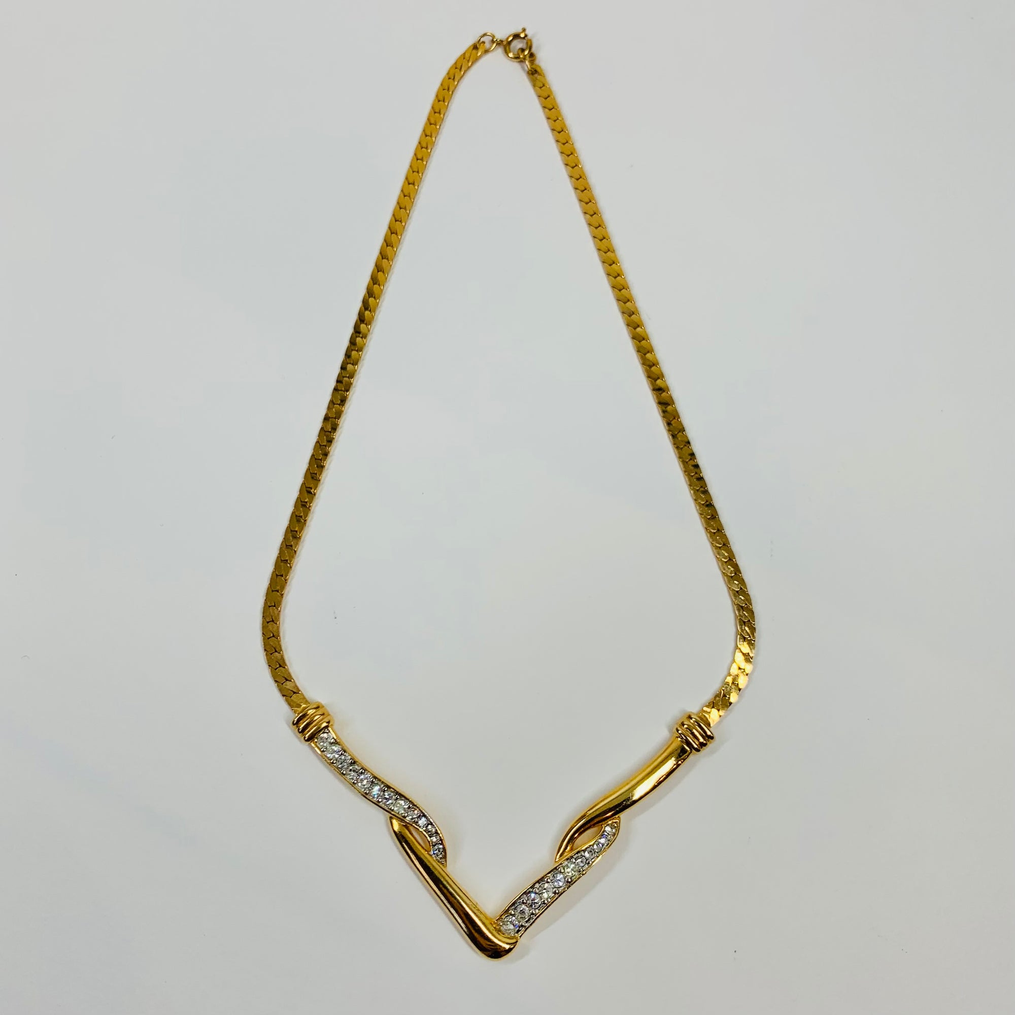 70s TRIFARI CHEVRON NECKLACE
