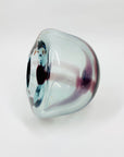 PURPLE ART GLASS OVOID VASE
