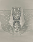 ANTIQUE BOHEMIAN CUT DIAMOND CRYSTAL TUMBLERS