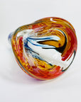 MURANO ART GLASS SWUNG VASE