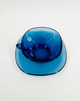 1970s VERECO BLUE TEMPERED GLASS COFFEE SET