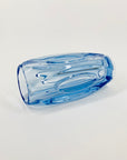 1960s SKLO UNION ROSICE LENS GLASS VASE BY RUDOLF SCHROTTER