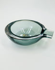 1950s SIGNED HOLMEGAARD GREY SOMMERSO GLASS MINI BOWL/ASHTRAY