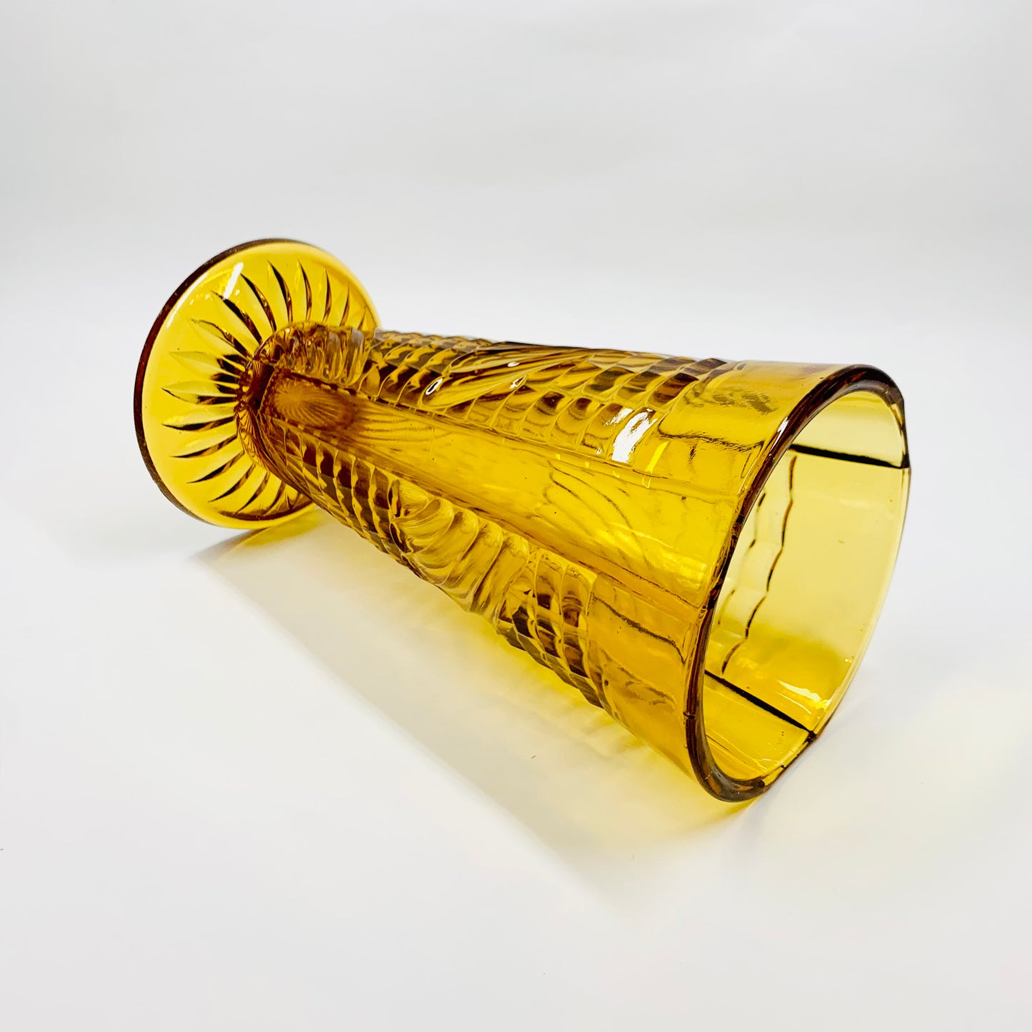 ART DECO AMBER VASE