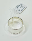 SIGNED VINTAGE TIFFANY & CO SILVER CIGAR BAND