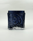 1950s PURPLE BRUTALIST GLASS MINI VASE BY JOSEF SCHOTT
