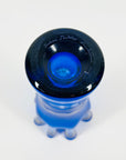 MIDCENTURY SIGNED FINNISH GLASS HANDKERCHIEF POIMU VASE BY INKERI TOIKKA FOR NUUTAJARVI NOTSJO
