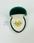 ANTIQUE VICTORIAN 15K GOLD FOX RING