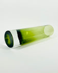 1970s IITTALA GREEN SOMMERSO GLASS VASE BY TAPIO WIRKKALA