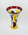 KARL PALDA LARGE RUBY GOLD VASE