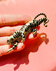 1980s COSTUME ENAMEL TIGER BROOCH
