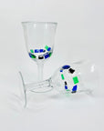 MURANO MOSAIC GLASS GOBLETS