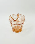 ANTIQUE DEPRESSION PINK PRESSED GLASS PLATE/BOWL/DINNER SERVICE