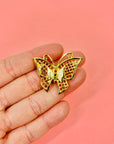1980s COSTUME BUTTERFLY BROOCH