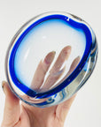 1950s MURANO COBALT BLUE SOMMERSO BOWL/ASHTRAY