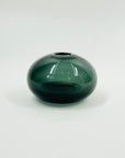 1960s SWEDISH CHRISTINA GREY GLASS MINI SQUAT VASE