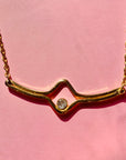 T BAR PENDANT NECKLACE