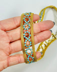 1950s CORO MESH INFINITY TURQUOISE COLLAR NECKLACE