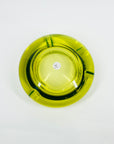 1940s LIME GREEN MURANO URANIUM SOMMERSO GLASS BOWL/ASHTRAY
