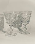 ANTIQUE STUART CRYSTAL GLASSES