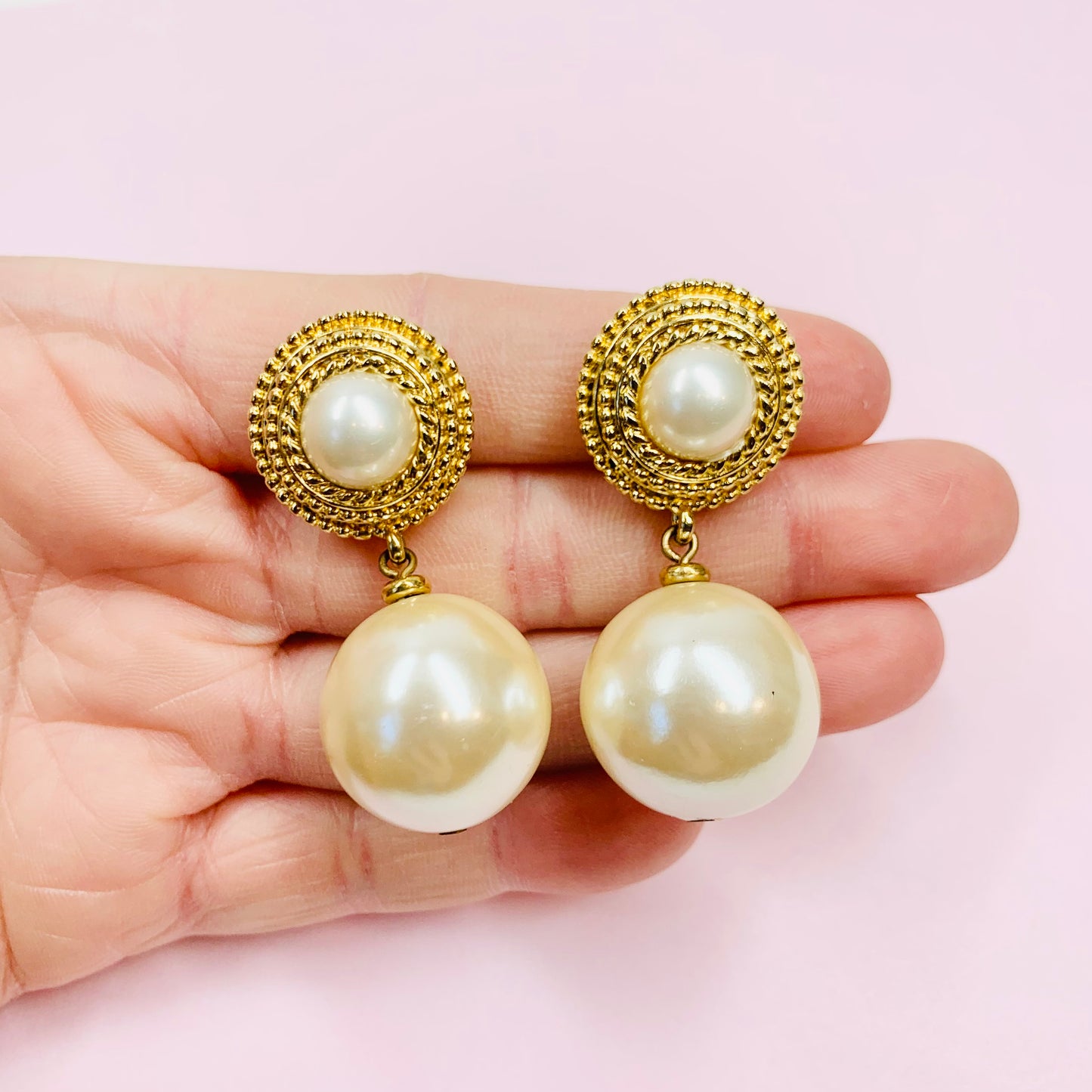 PEARL DROP EARRINGS