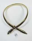 1980s OMEGA MESH SERPENT NECKLACE