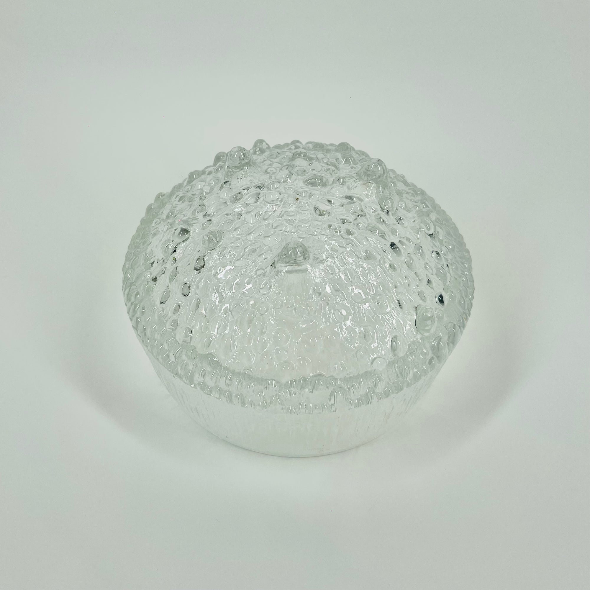 1970s IITTALA ULTIMA THULE ICE GLASS BOWL