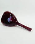 1960s HOLMEGAARD DARK RUBY GLASS SPACE AGE BOTTLE VASE