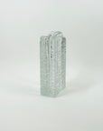 1960s ROSENTHAL BRUTALIST GLASS SOLIFLEUR POSY VASE/CANDLE HOLDER/PAPERWEIGHT