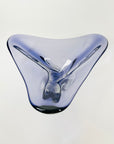 LARGE 1970s JAPANESE PURPLE SOMMERSO GLASS BOWL