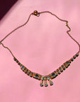 FANCY DIAMANTE PENDANT NECKLACE