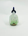 VINTAGE HAND MADE JAPANESE GLASS SAMURAI PAPERWEIGHT