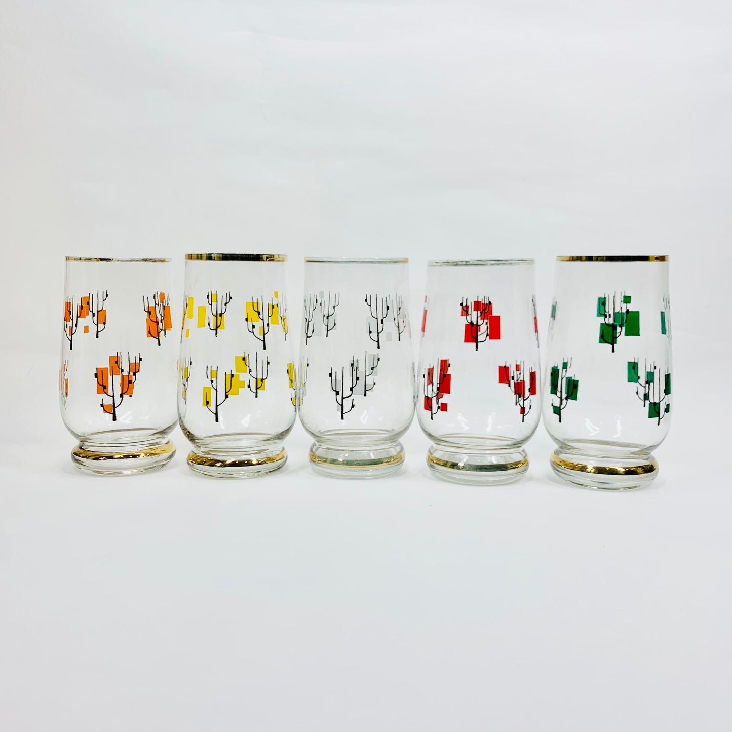 MCM HARLEQUIN TUMBLERS