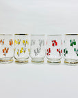 MCM HARLEQUIN TUMBLERS