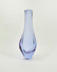 1960s CZECH NEODYMIUM GLASS VASE BY MILOSLAV KLINGER