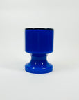 1960s SWEDISH ALSTERFORS CASED COBALT BLUE GLASS POSY VASE