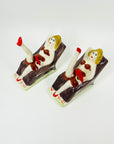 1940s HAND PAINTED NAUGHTY NODDER JAPANESE PIN UP GIRL ASHTRAY