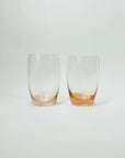 1950s PINK GLASS TUMBLERS